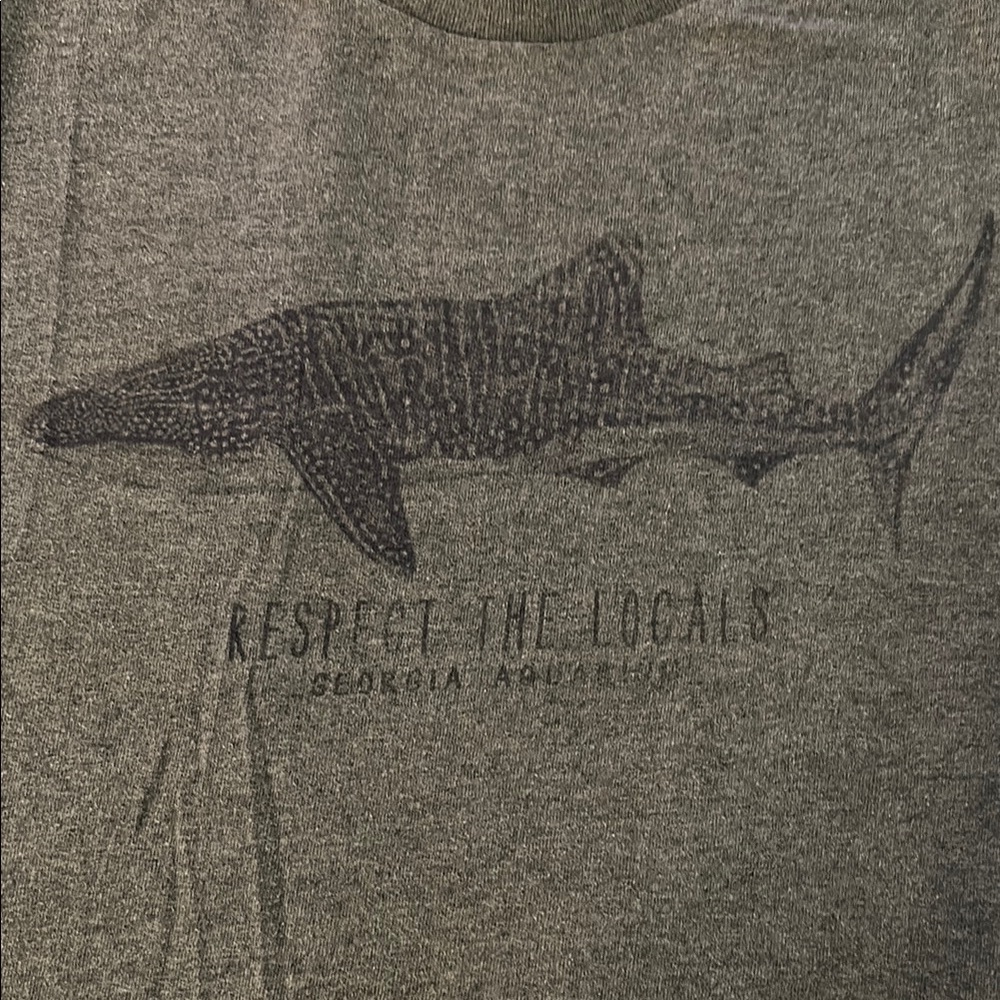 Respect The Locals T-Shirt GA Aquarium XL Grey
